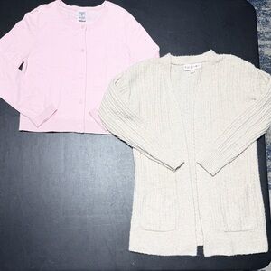 Girls Lot of 2 Sweaters Size Small 7/8 and 8